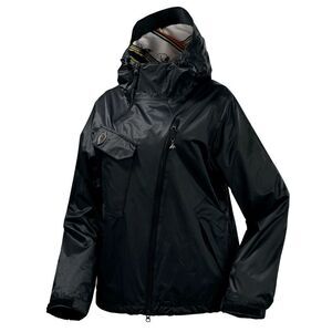 B By Burton Khalo Black Multi-Zip Waterproof Pullover Jacket - Women's XS